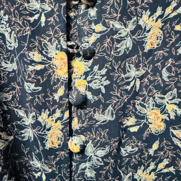 Frank + Oak Floral Sleeveless Jumpsuit - M - Picture 11 of 12